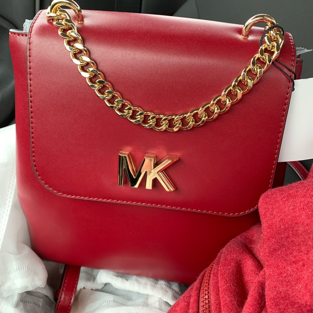 NEW MICHAEL KORS LEATHER BACKPACK/BAG